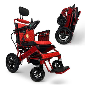 IQ-8000 Auto Reclining Lightweight Folding Electric Power Chair - Lightweight & ideal for travel and long-range trips
