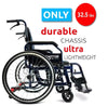 Manuel et léger (14.7 kilos): le fauteuil électrique manuel léger 1 -  Disponible en noir, noir et rouge, noir et bleu pour une mobilité totale.